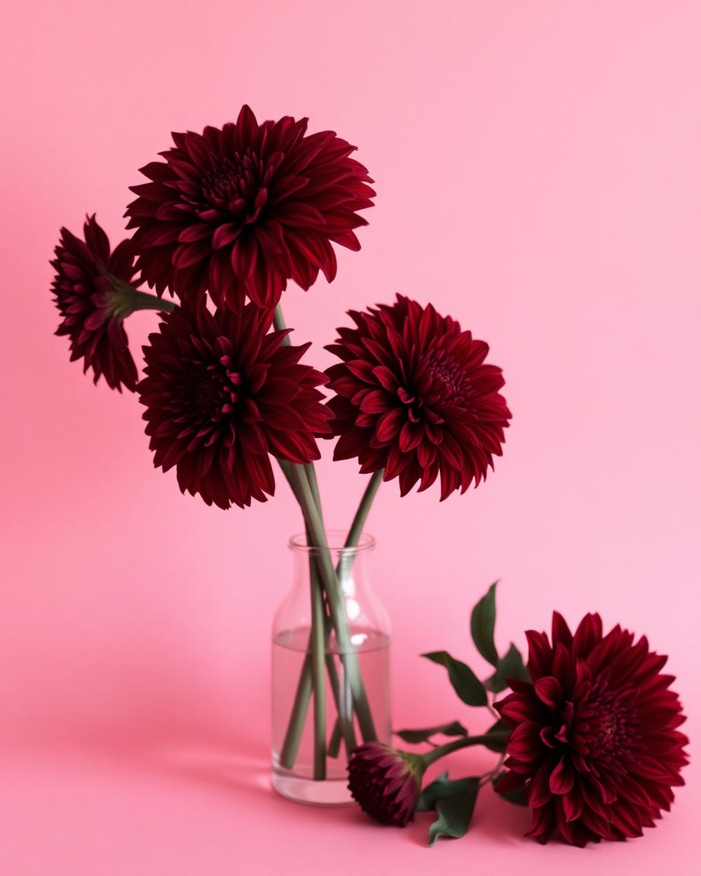 Composición floral Granat